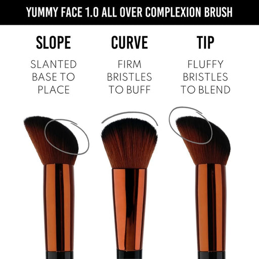 Danessa Myricks Yummy Face 1.0 All Over Complexion Brush brush descriptions/features