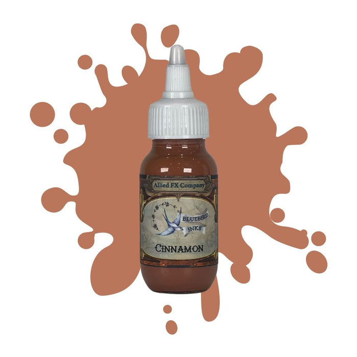 Allied FX Bluebird Ink 50ml Cinnamon with swatch