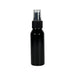 Empty Aluminum Spray Bottle 2 oz black metal