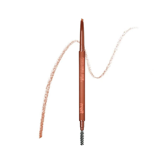 Melt Cosmetics Perfectionist Brow pencil auburn with swatch