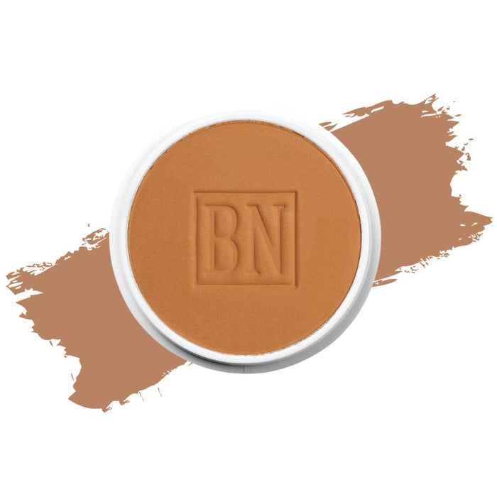Ben Nye Color Cake Foundation PC-137 Tan Au Lait with Swatch behind product