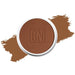 Ben Nye Color Cake Foundation PC-16 Chestnut with Swatch behind product