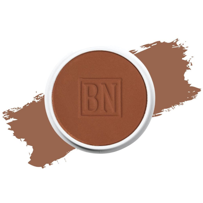Ben Nye Color Cake Foundation PC-19 Desert Clay with Swatch behind product
