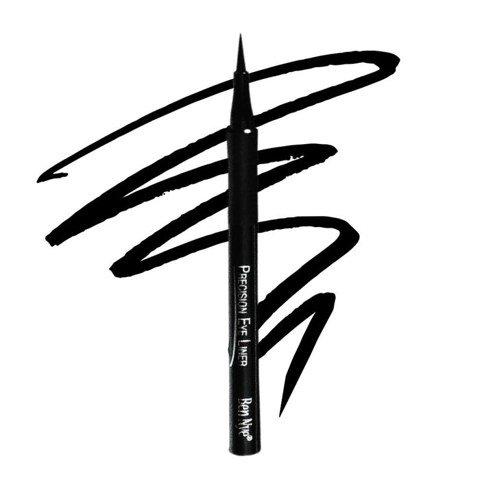 Ben Nye Precision Eye Liner PEL-1 Black Ink with swatch