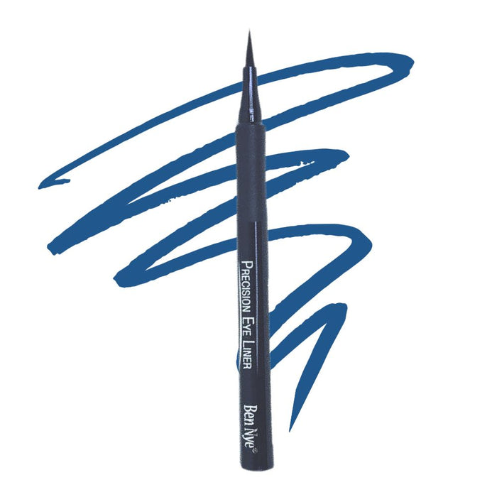 Ben Nye Precision Eye Liner PEL-7 Nautical Blue with swatch