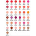 Ben Nye powder rouge color chart 37 colors