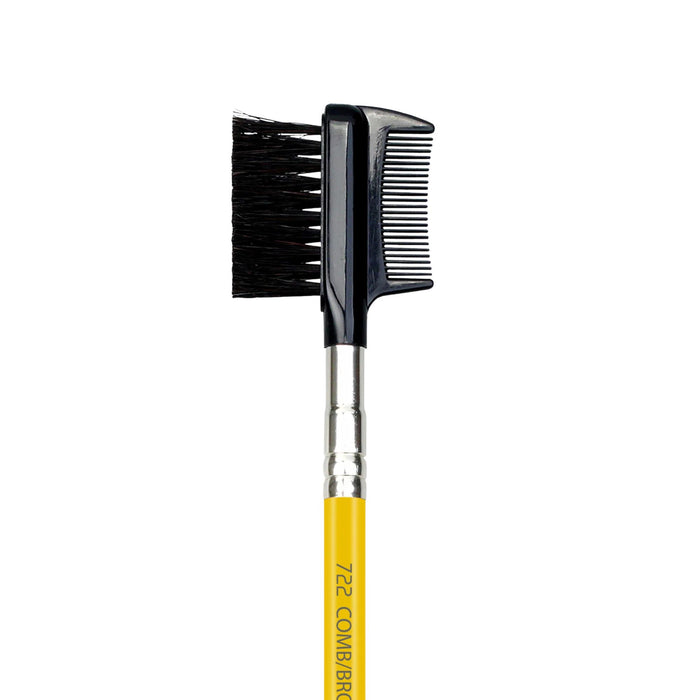 Bdellium Tools Studio Brush 722S Comb/Brow close up