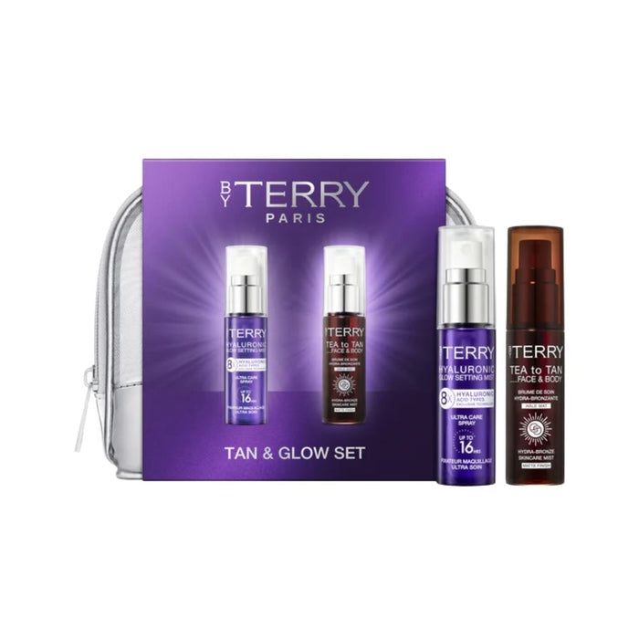 By Terry Tan & Glow Set pouch and bottles