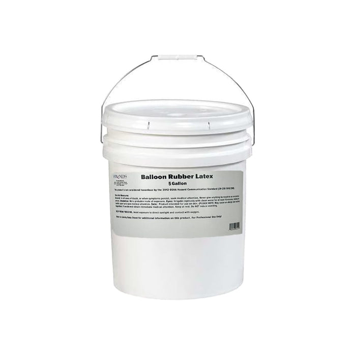 Balloon Rubber Latex 5 gallon Pail with label