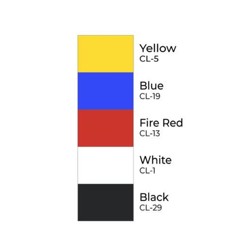 Ben Nye Primary Creme Stack Color chart.