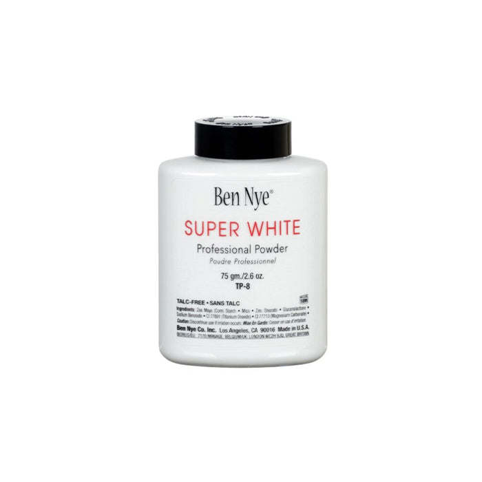 Ben Nye Face Powder Super White 2.4oz bottle