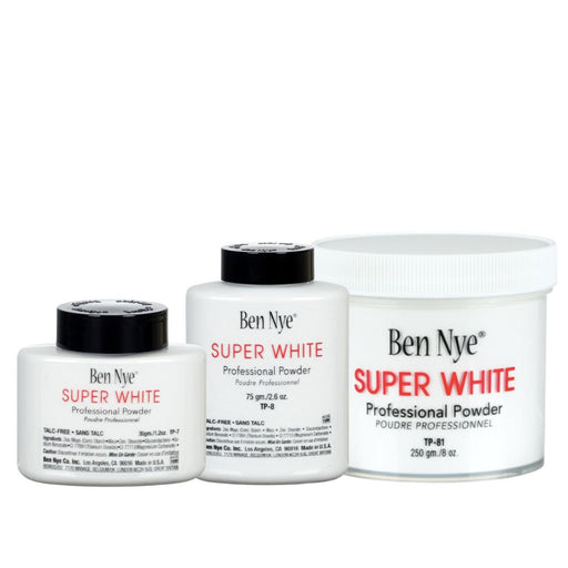 Ben Nye Face Powder Super White All sized jars