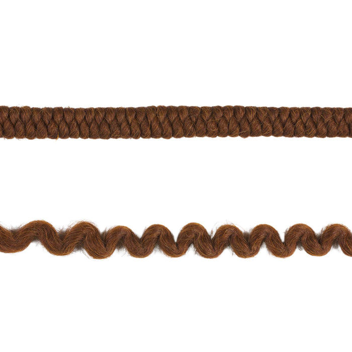 Ben Nye Crepe Wool Hair WH-10 Medium Brown: tight and expanded strands