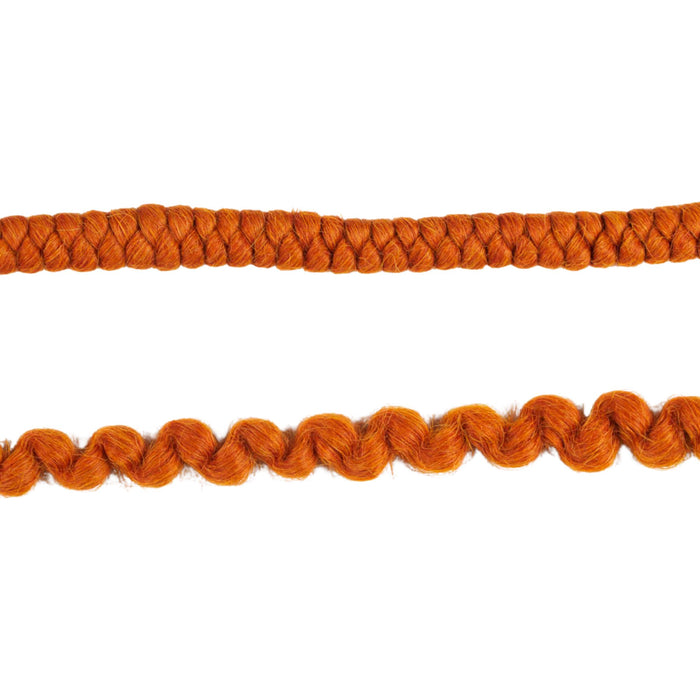 Ben Nye Crepe Wool Hair WH-15 Ginger: tight and expanded strands