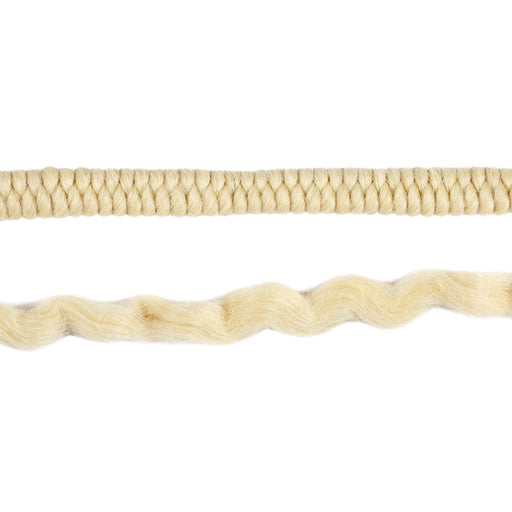 Ben Nye Crepe Wool Hair WH-2 Lite Blond: tight and expanded strands