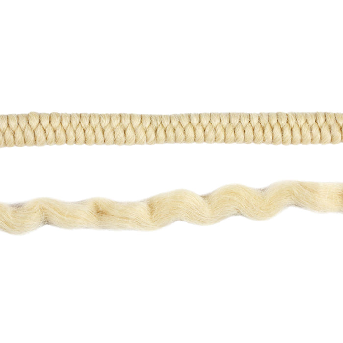 Ben Nye Crepe Wool Hair WH-2 Lite Blond: tight and expanded strands