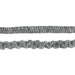 Ben Nye Crepe Wool Hair WH-20 Medium Grey: tight and expanded strands