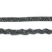 Ben Nye Crepe Wool Hair WH-21 Dark Grey: tight and expanded strands