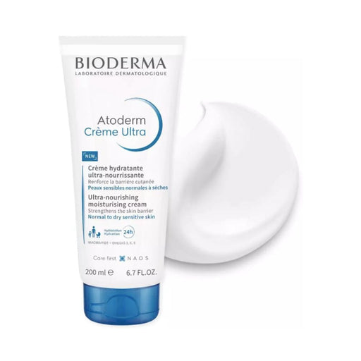 Bioderma 6.7oz tube with swatch behind product