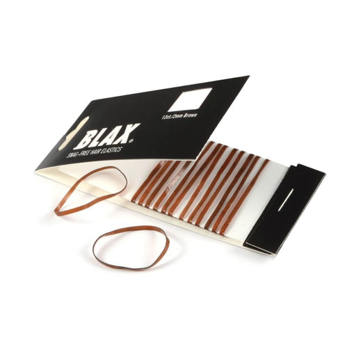 Blax Snag-Free Elastics Brown 2mm 12 count