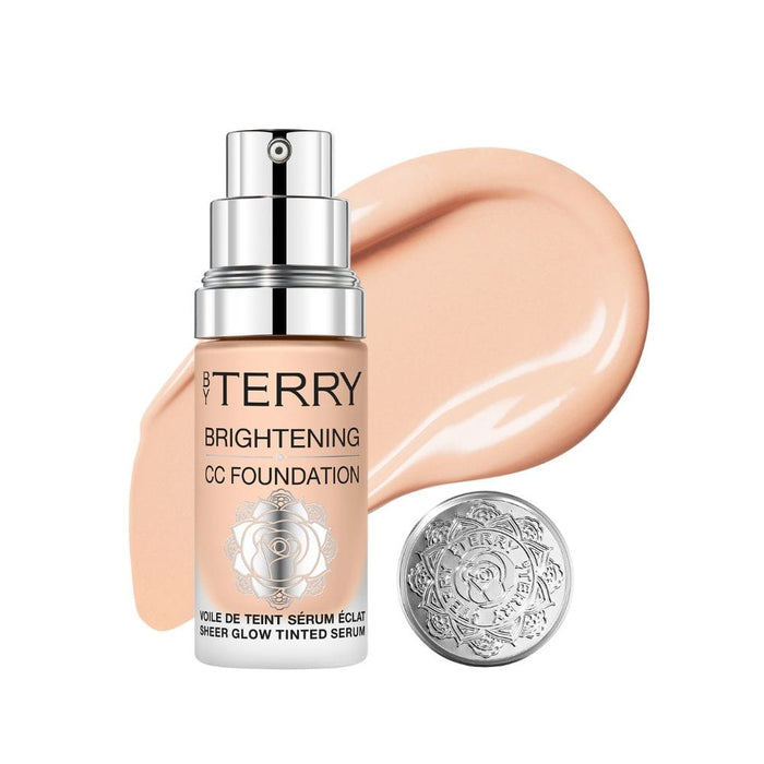 By Terry Brightening CC Foundation 3C Medium Light Cool with swatch