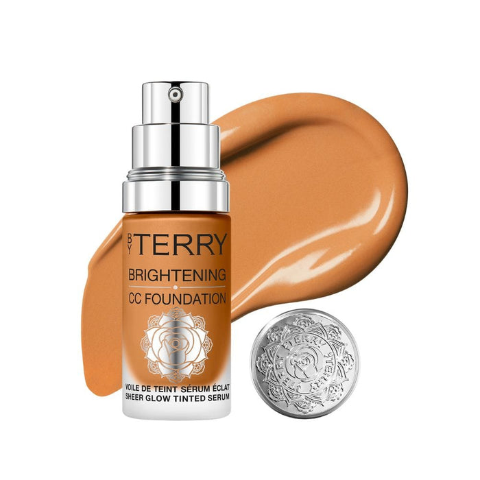 By Terry Brightening CC Foundation 7C Medium Deep Cool with swatch