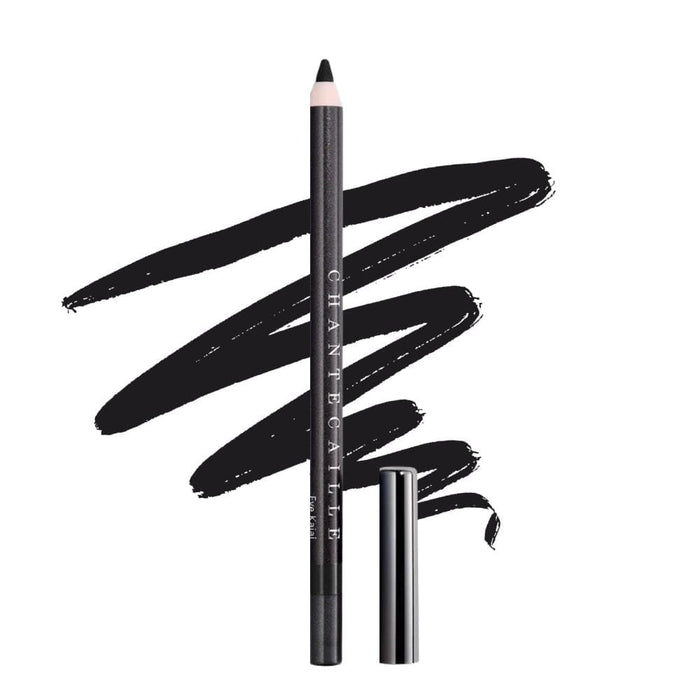 Chantecaille Eye Kajal Black with swatch behind