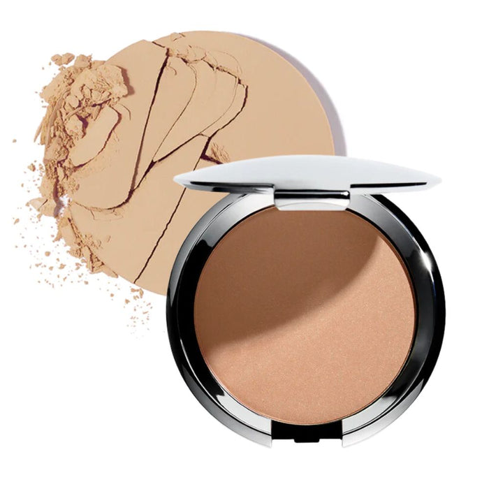 Chantecaille Compact Makeup Camel with swatch