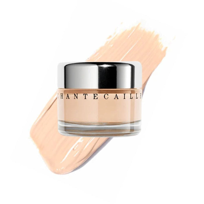 Chantecaille Future Skin Alabaster with swatch behind product