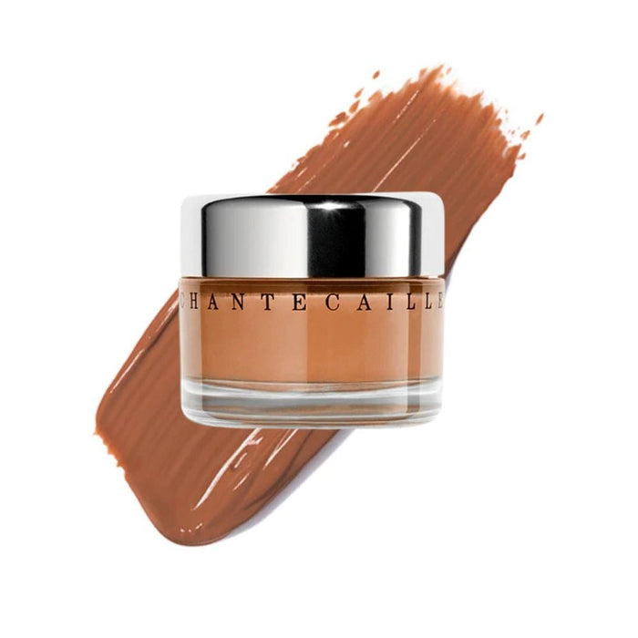 Chantecaille Future Skin Suntan with swatch behind product