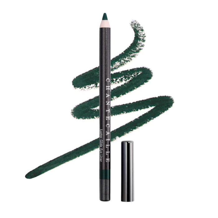 Chantecaille Luster Glide Silk Infused Eye Liner pencil black forest with swatch