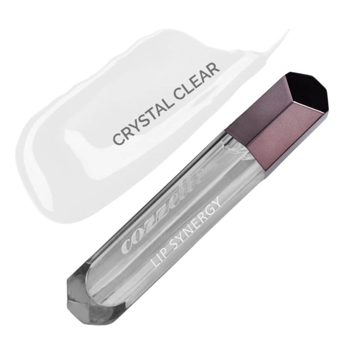 Cozzette Lip Synergy Gloss crystal clear with swatch