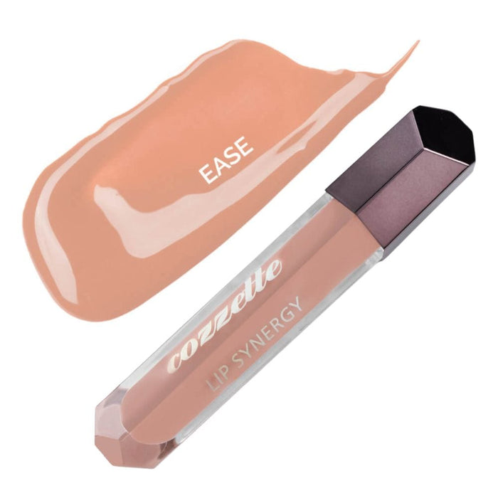 Cozzette Lip Synergy Gloss ease with swatch