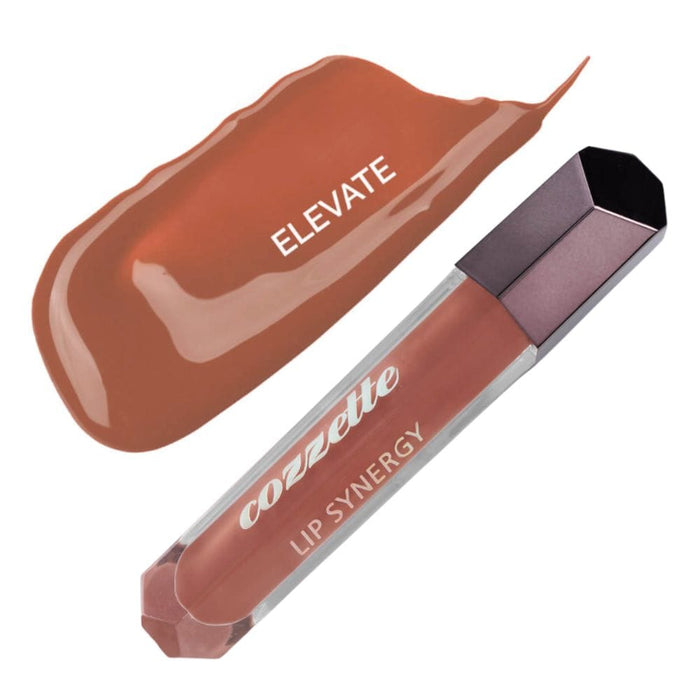 Cozzette Lip Synergy Gloss elevate with swatch