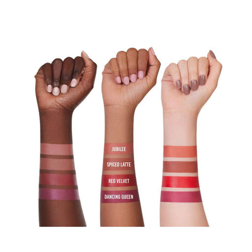 Danessa Myricks 4 Ever Flushed Kit swatches on different skin tones