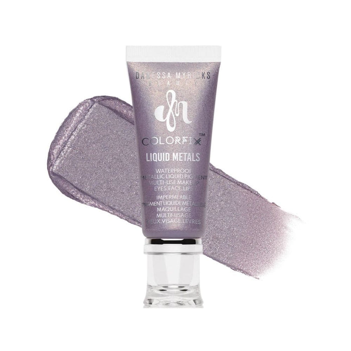 Danessa Myricks Colorfix Liquid Metals Lilac Flame with swatch