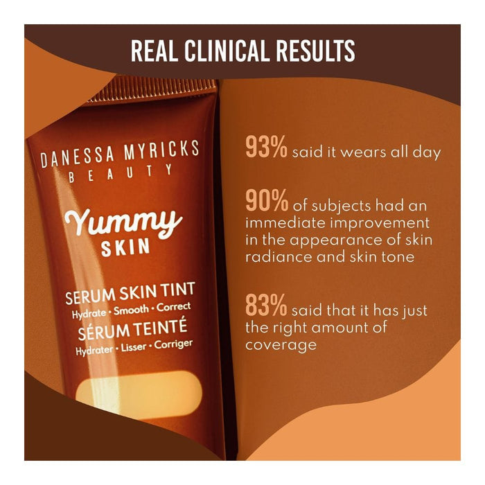 Danessa Myricks Yummy Skin Serum Skin Tint clinical results