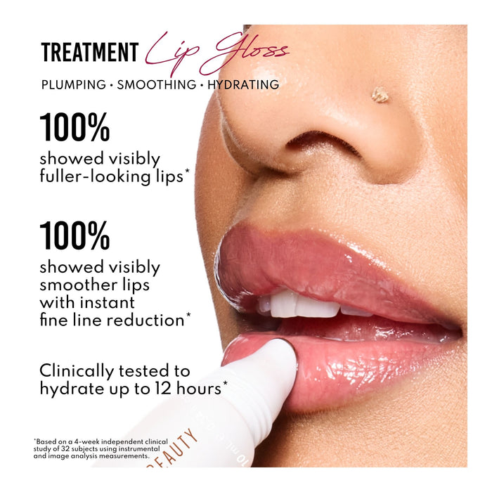 Danessa Myricks Glosswork 4D Lip Gloss clinical results text