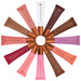 Danessa Myricks Glosswork 4D Lip Gloss thumbnail. Lip gloss tubes arranged in a clocklike circle, tips pointed towards the center.