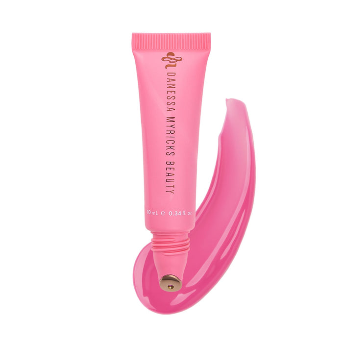 Danessa Myricks Glosswork 4D Lip Gloss It Girl with swatch