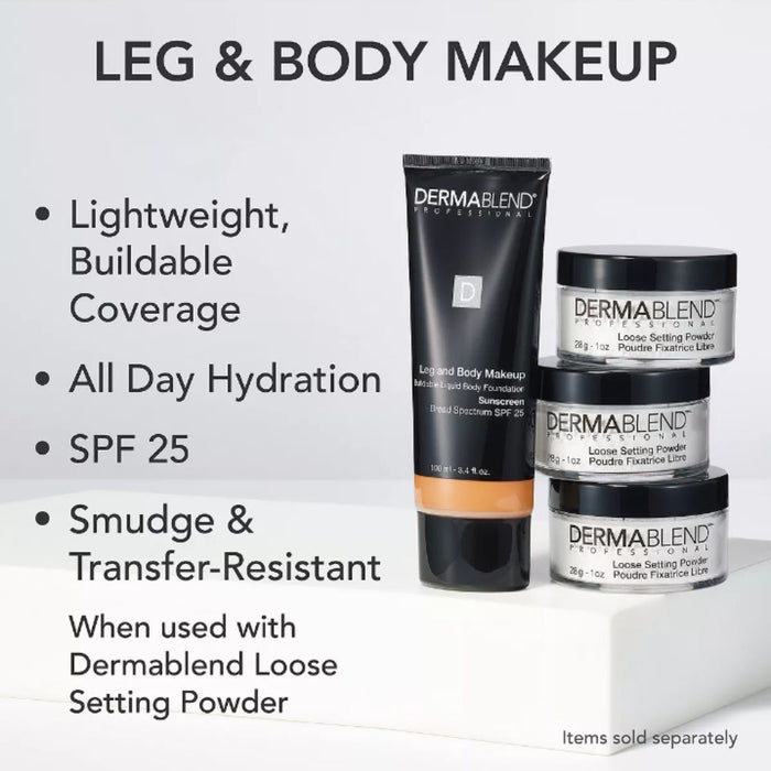 Dermablend Leg And Body Makeup Key selling points
