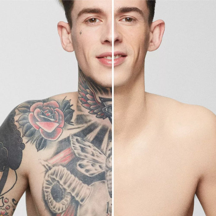 Dermablend Leg And Body Makeup tattoo cover example