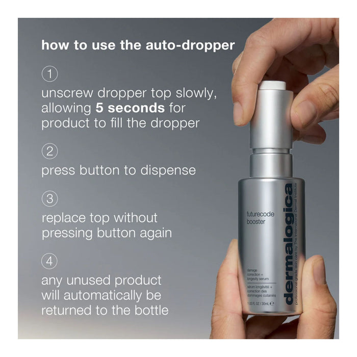 Dermalogica Futurecode Booster steps on how to use