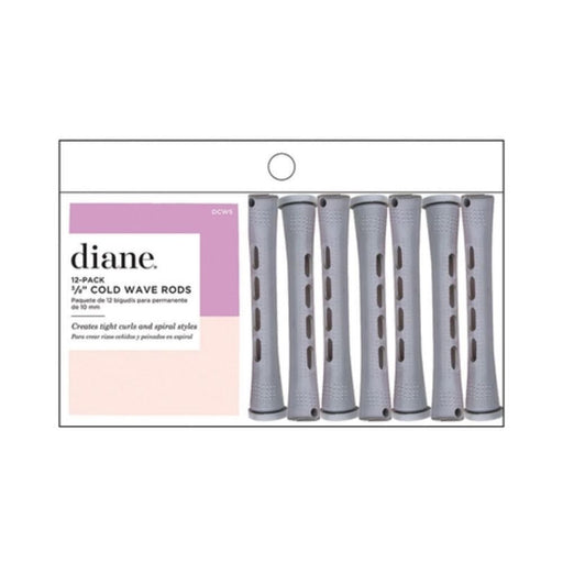 Diane Cold Wave Rods 12 pack 3/8" grey