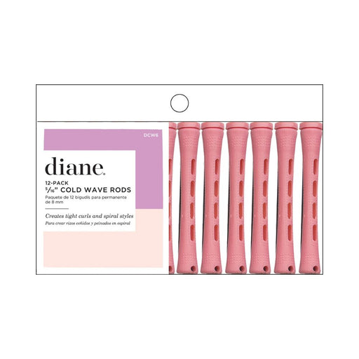 Diane Cold Wave Rods 12 pack 5/16" pink