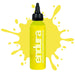 European Body Art Endura Bright Yellow 4oz bottle with swatch behind