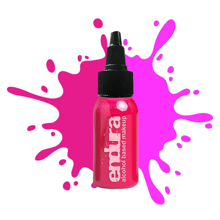 European Body Art Endura Fluoro Magenta with split swatch