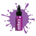 European Body Art Endura Light Purple 1oz bottle with swatch behind