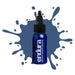 European Body Art Endura Pro Prime Blue 1oz with swatch behind bottle