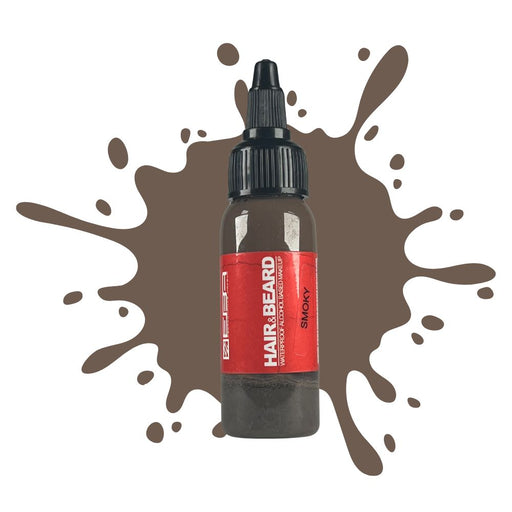 European Body Art Hair & Beard 1 oz Smoky with swatch